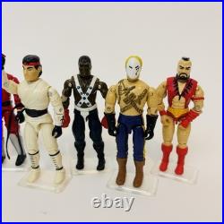 Vintage Hasbro Street Fighter Mixed GI Joe Set Of 13 Action Figure Toy Lot Rare