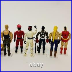 Vintage Hasbro Street Fighter Mixed GI Joe Set Of 13 Action Figure Toy Lot Rare