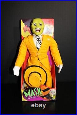 Vintage Hasbro The Mask Plush Doll Pop Out Eyes & Hat Toy Collectable 1994 NIB