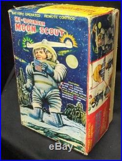 Vintage Hi-Bouncer Moon Scout Marx Toy Astronaut SF Vintage Retro Robot Figure