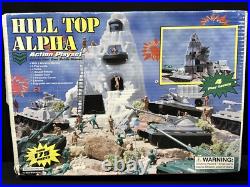 Vintage Hill Top Alpha Action Playset, Complete With Original Box 167 Pieces
