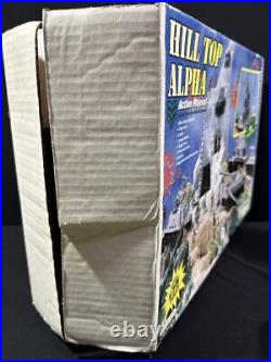 Vintage Hill Top Alpha Action Playset, Complete With Original Box 167 Pieces