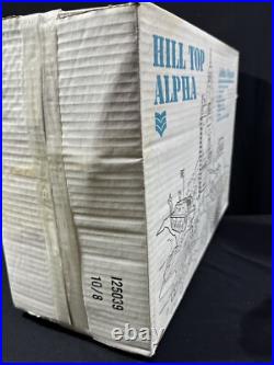 Vintage Hill Top Alpha Action Playset, Complete With Original Box 167 Pieces