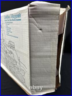 Vintage Hill Top Alpha Action Playset, Complete With Original Box 172 Pieces