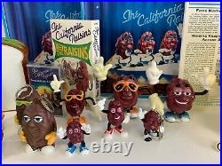 Vintage Huge Lot California Raisins Collectibles Toy Figures Games Wind-Ups