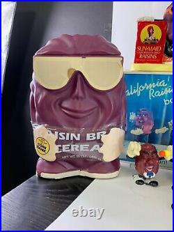 Vintage Huge Lot California Raisins Collectibles Toy Figures Games Wind-Ups