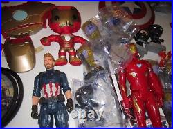 Vintage Huge Marvel Toy Collection And Items IRONMAN, CAPTAIN, WOLVERINE, HULK