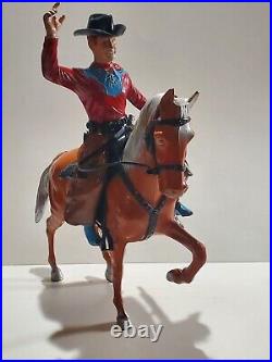 Vintage Ideal Western Horse And Rider 1960's Cowboy Figure withBox Toy Set 3147