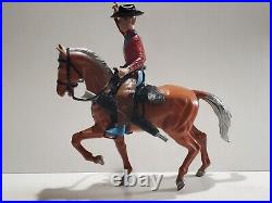 Vintage Ideal Western Horse And Rider 1960's Cowboy Figure withBox Toy Set 3147