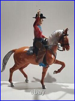 Vintage Ideal Western Horse And Rider 1960's Cowboy Figure withBox Toy Set 3147