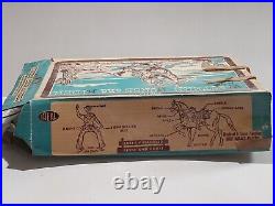 Vintage Ideal Western Horse And Rider 1960's Cowboy Figure withBox Toy Set 3147