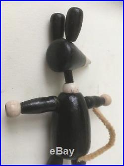 Vintage Jaymar Wood Ignatz KRAZY KAT Mouse Jointed Figure