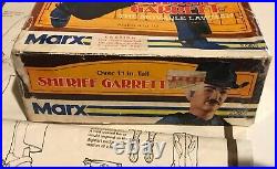 Vintage Johnny West Sheriff Garrett in BOX Complete NICE Figure MARX BOTW Guide