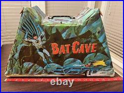 Vintage Justice League Batcave Batman Playset Toy 1966 Rare! Read Description
