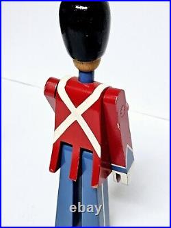 Vintage Kay Bojesen Danish Wooden Toy Soldier Set of 3 Royal Guards Denmark