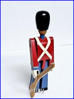 Vintage Kay Bojesen Danish Wooden Toy Soldier Set of 3 Royal Guards Denmark