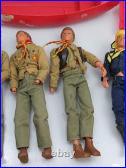 Vintage Kenner Boy Scout Steve Action Figure Lot Accessories Parts Pieces 1970s