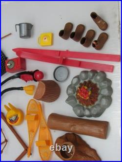 Vintage Kenner Boy Scout Steve Action Figure Lot Accessories Parts Pieces 1970s