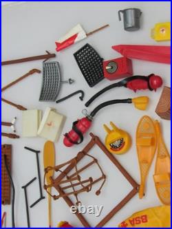 Vintage Kenner Boy Scout Steve Action Figure Lot Accessories Parts Pieces 1970s