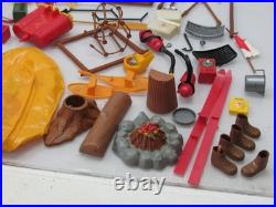 Vintage Kenner Boy Scout Steve Action Figure Lot Accessories Parts Pieces 1970s