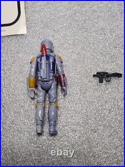 Vintage Kenner Star Wars Boba Fett Figure With Mail Away Note & Toy Booklet 1979