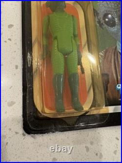 Vintage Kenner Star Wars Carded ROTJ 77 Back-A Greedo Action Figure Made in S