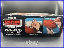 Vintage Kenner Star Wars The Empire Strikes Back Twin-Pod Cloud Car Toy Mint Box