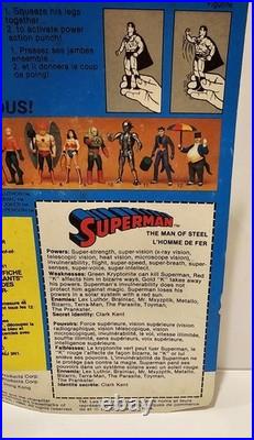 Vintage Kenner Super Powers Superman 1985 Sealed Action Figure Unpunched Card