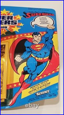 Vintage Kenner Super Powers Superman 1985 Sealed Action Figure Unpunched Card