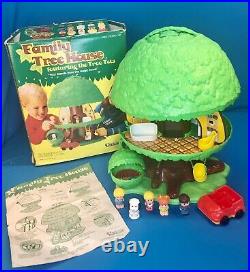 Vintage Kenner Tree Tots Family Tree House Dog Kennel Swing Car Figures COMPLETE