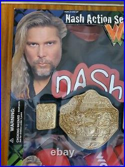 Vintage Kevin Nash WCW Action Set New In Package 1998