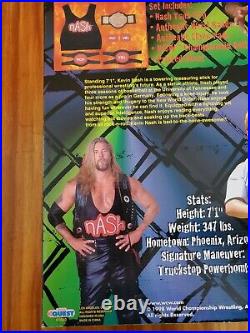 Vintage Kevin Nash WCW Action Set New In Package 1998