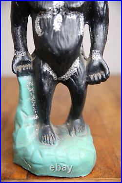 Vintage King Kong Monster Chalkware Figure Statue 1940's era Carnival toy