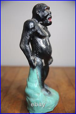 Vintage King Kong Monster Chalkware Figure Statue 1940's era Carnival toy