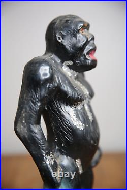 Vintage King Kong Monster Chalkware Figure Statue 1940's era Carnival toy