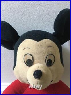 Vintage Knickerbocker Mickey Mouse Pull String Toy