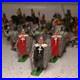 Vintage Lead Toy Knight England Johillco Charbens Lot Of 24 Figures