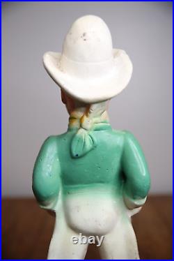 Vintage Lone Ranger Figure chalkware Masked Cowboy Carnival toy prize TV show