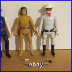 Vintage Lone Ranger Gabriel Set There Is 4 That Has Pistols And A Knife 1 Don't