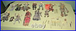 Vintage Lord Of The Rings Action Figure Lot of 12 + Weaponry & Accessories