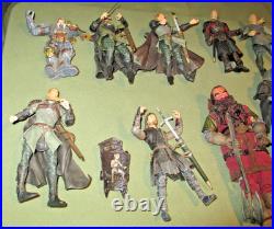 Vintage Lord Of The Rings Action Figure Lot of 12 + Weaponry & Accessories