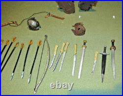 Vintage Lord Of The Rings Action Figure Lot of 12 + Weaponry & Accessories