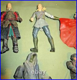 Vintage Lord Of The Rings Action Figure Lot of 12 + Weaponry & Accessories