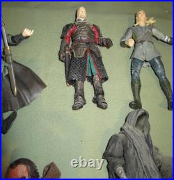 Vintage Lord Of The Rings Action Figure Lot of 12 + Weaponry & Accessories