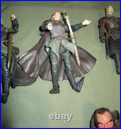 Vintage Lord Of The Rings Action Figure Lot of 12 + Weaponry & Accessories