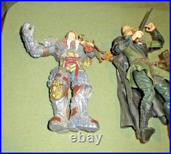 Vintage Lord Of The Rings Action Figure Lot of 12 + Weaponry & Accessories