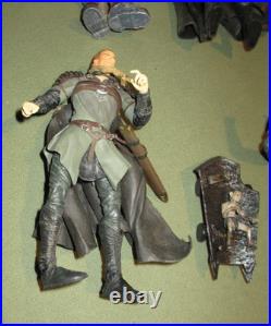 Vintage Lord Of The Rings Action Figure Lot of 12 + Weaponry & Accessories