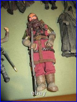Vintage Lord Of The Rings Action Figure Lot of 12 + Weaponry & Accessories
