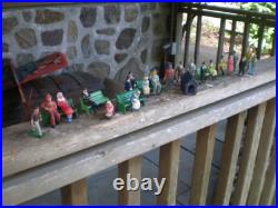 Vintage Lot Britain's Made in England Lead Men Woman Figures Miniatures Sitting