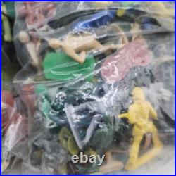 Vintage Lot Of 100+ Miniature Army Toy Figures Indians, Cowboys, Army. 122 Vintage Lot Of 100+ Miniature Army Toy Figures Indians, Cowboys, Army. 122